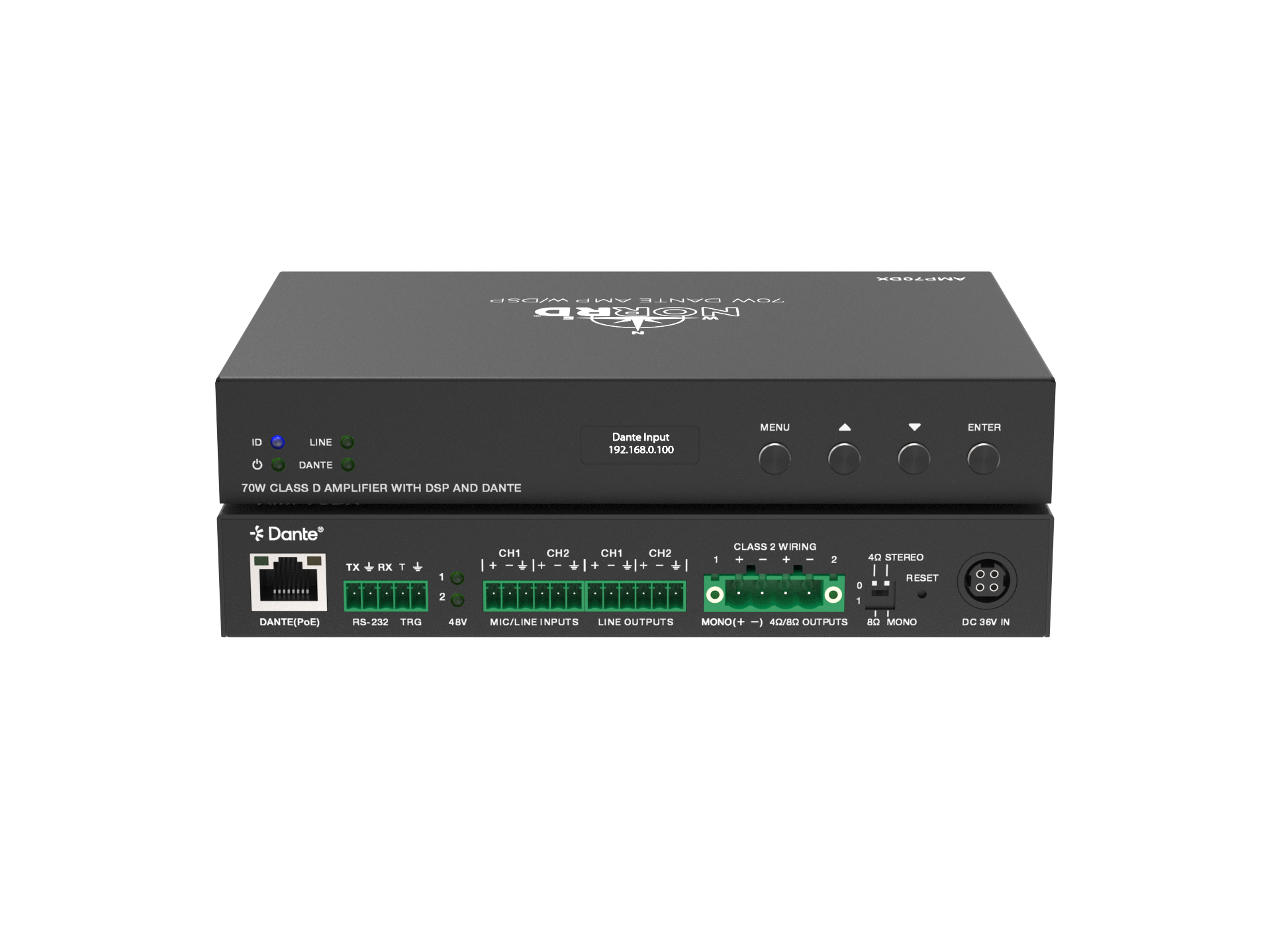 Compact Dante® Amplifier with DSP - 3