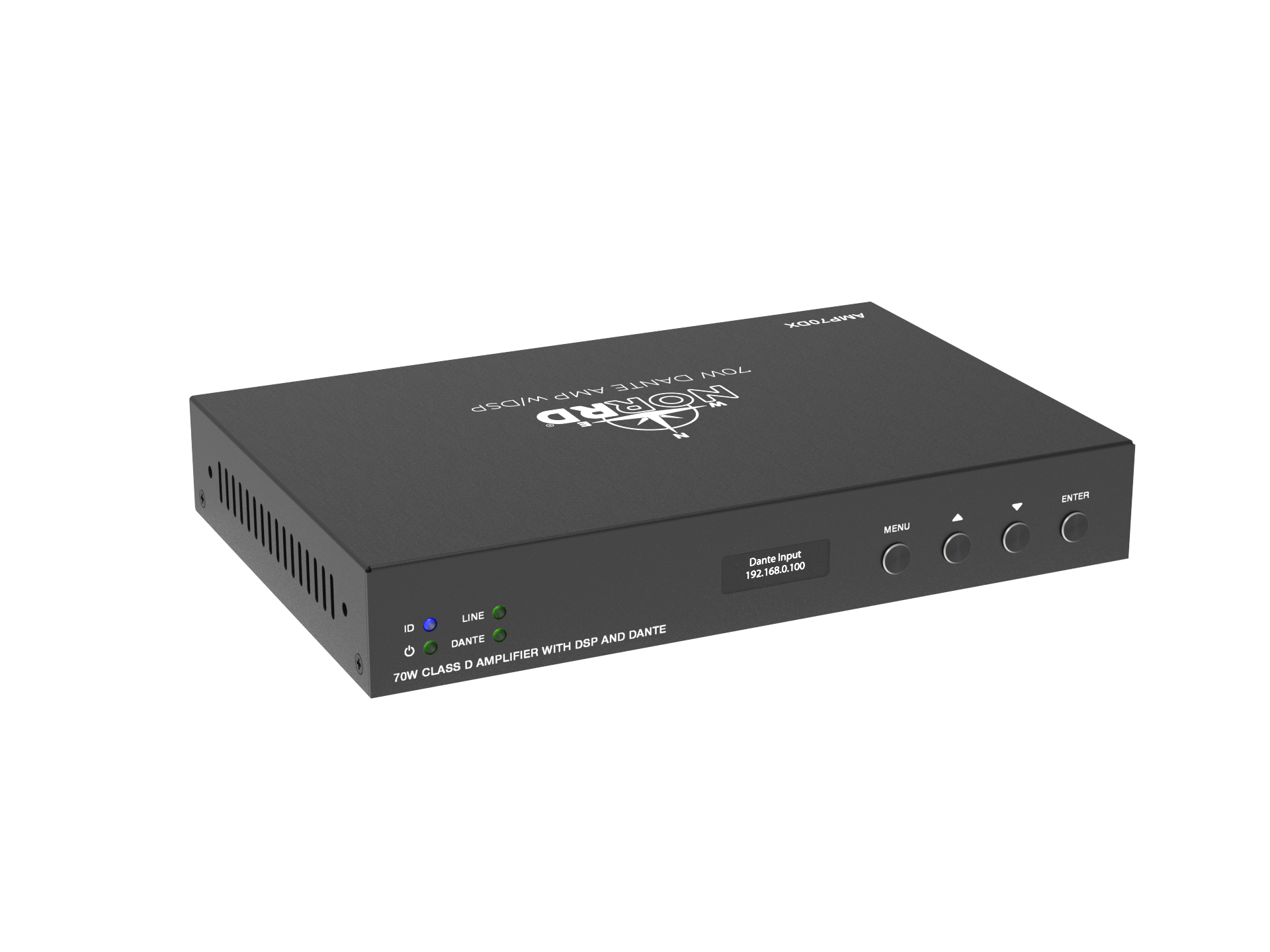 Compact Dante® Amplifier with DSP