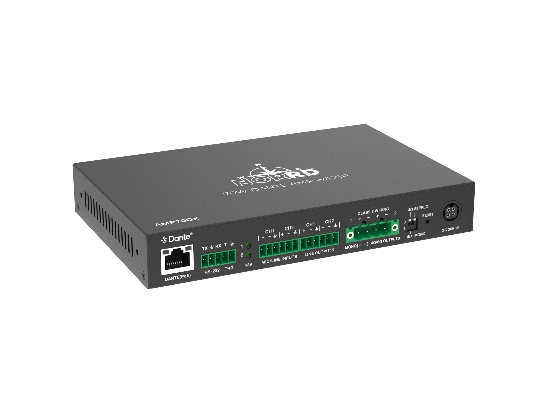 Compact Dante® Amplifier with DSP - 2