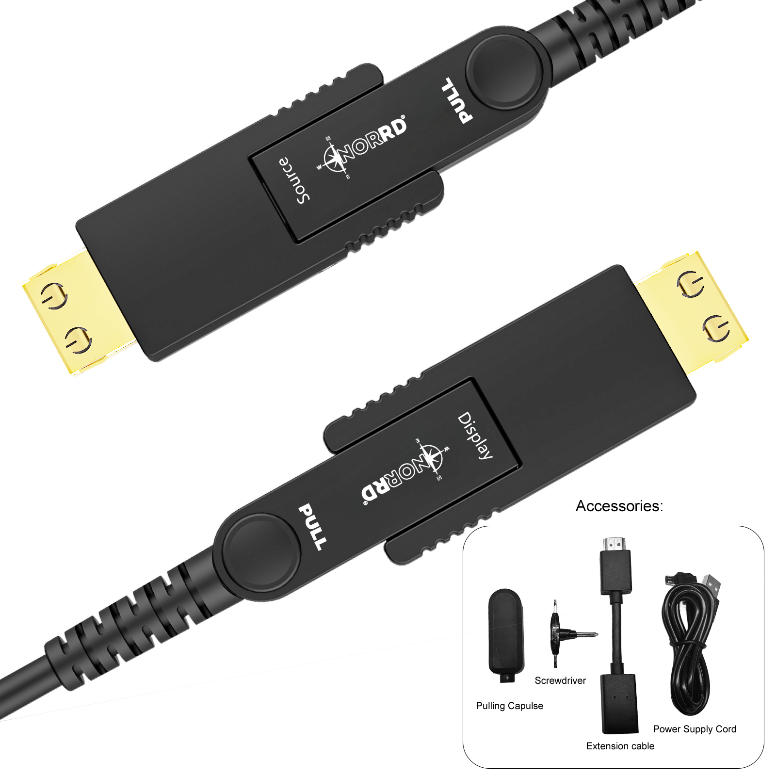 AOC PULL - Detachable plugs for tighter runs