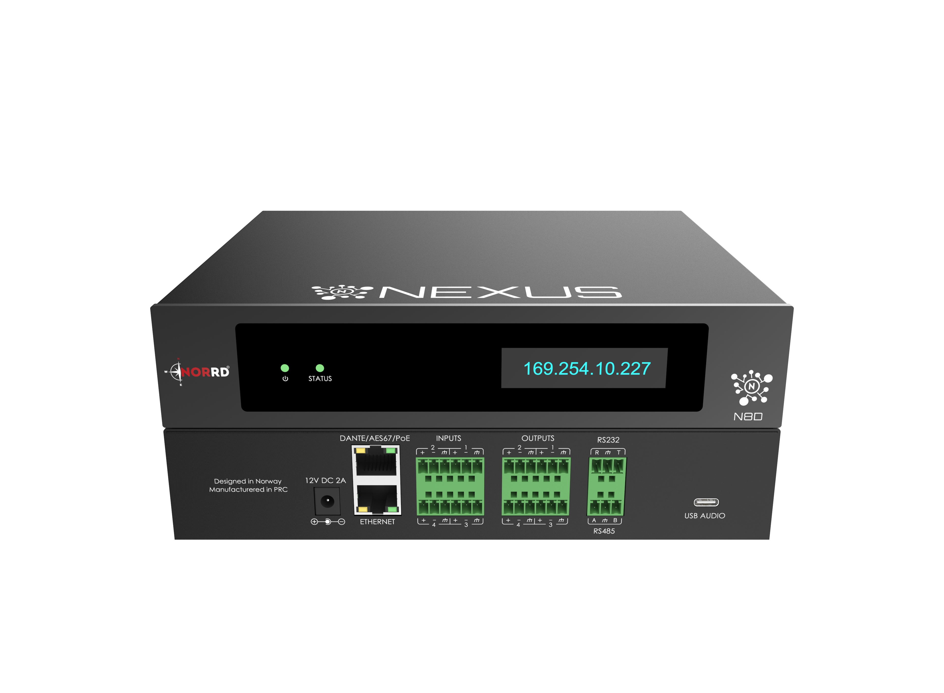 NEXUS N8D w/USB - 4x4 DSP with Dante. - 3