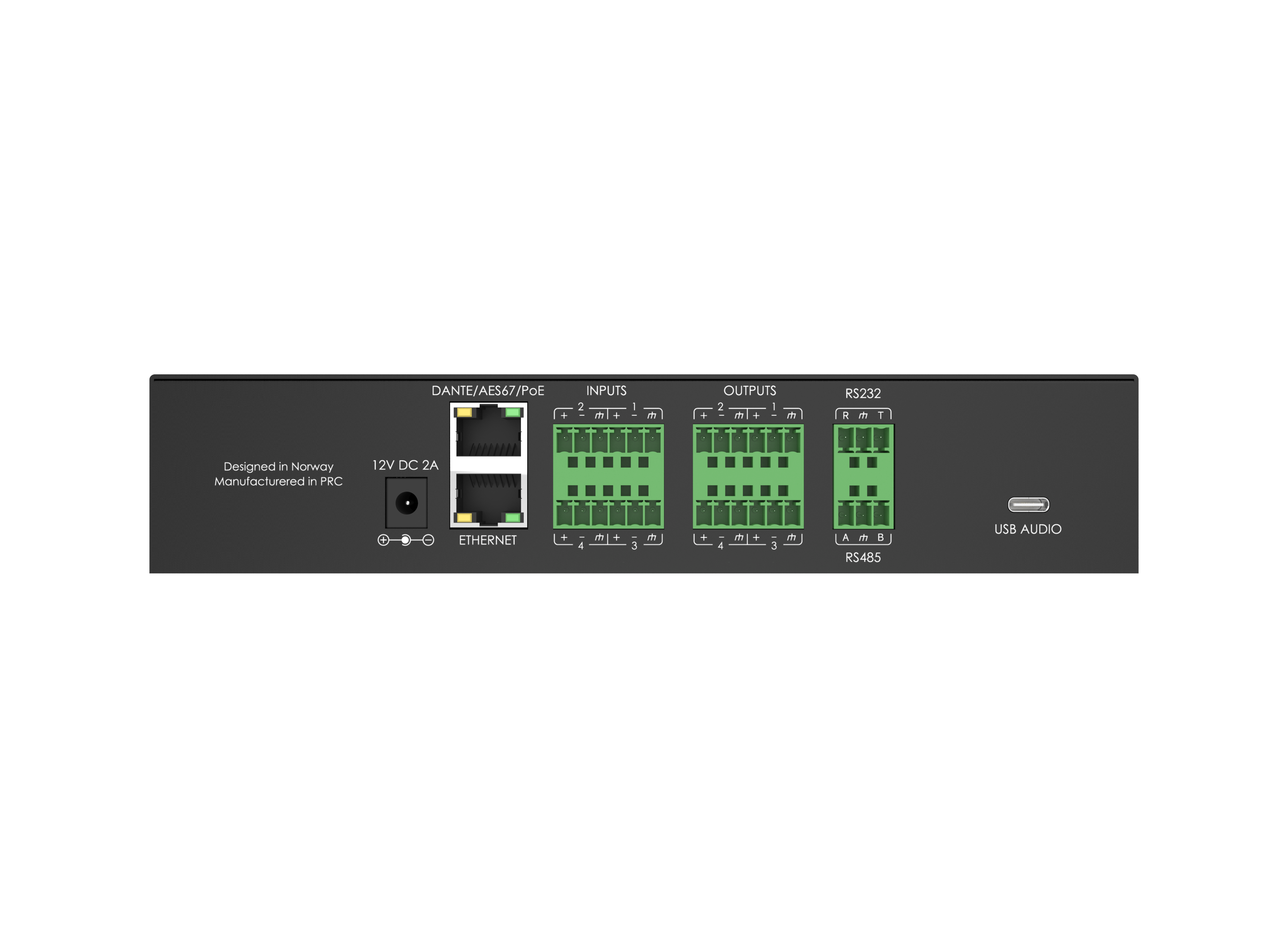 NEXUS N8D w/USB - 4x4 DSP with Dante. - 2
