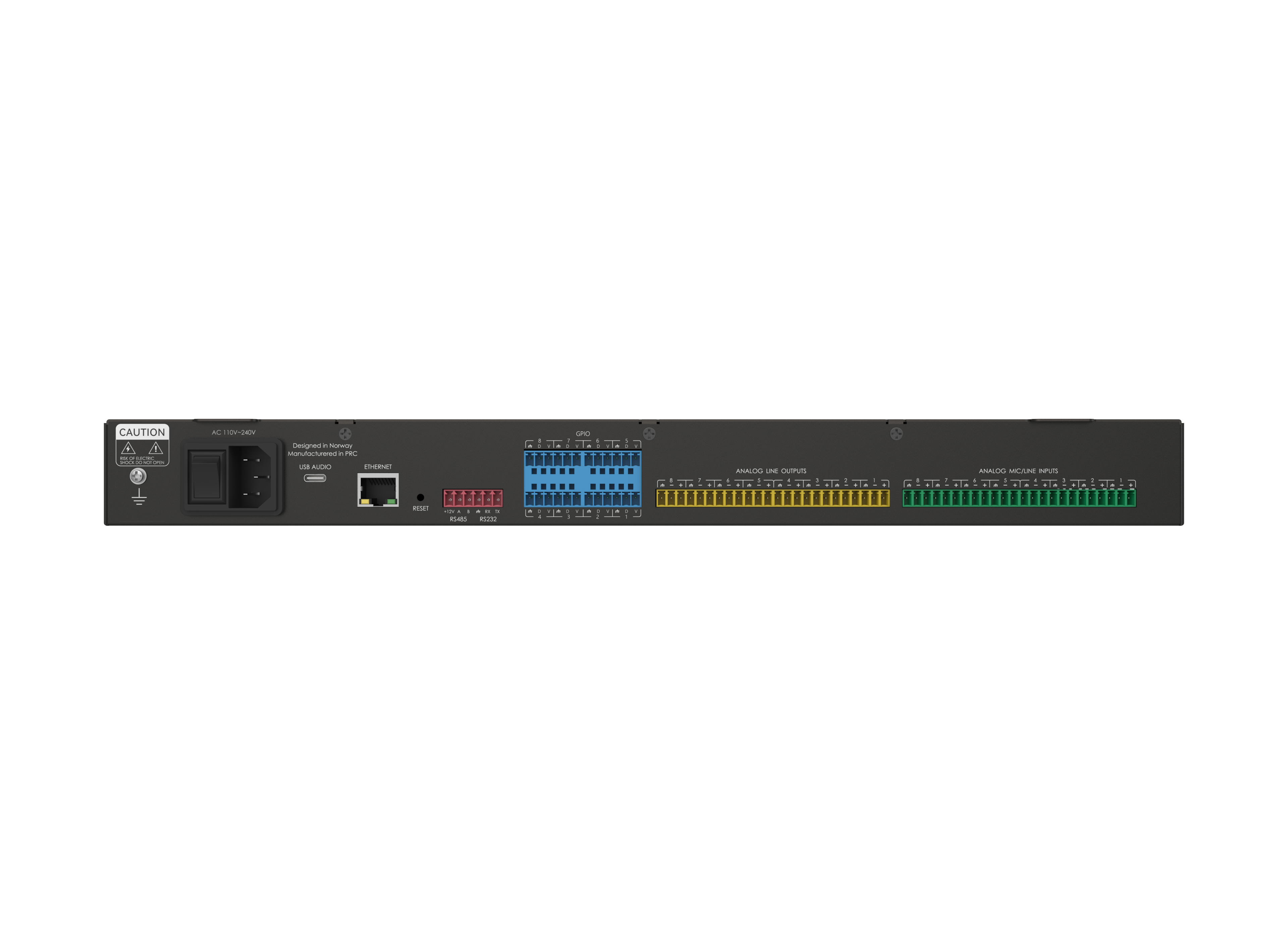 NEXUS N16 w/USB - 8x8 DSP - 3