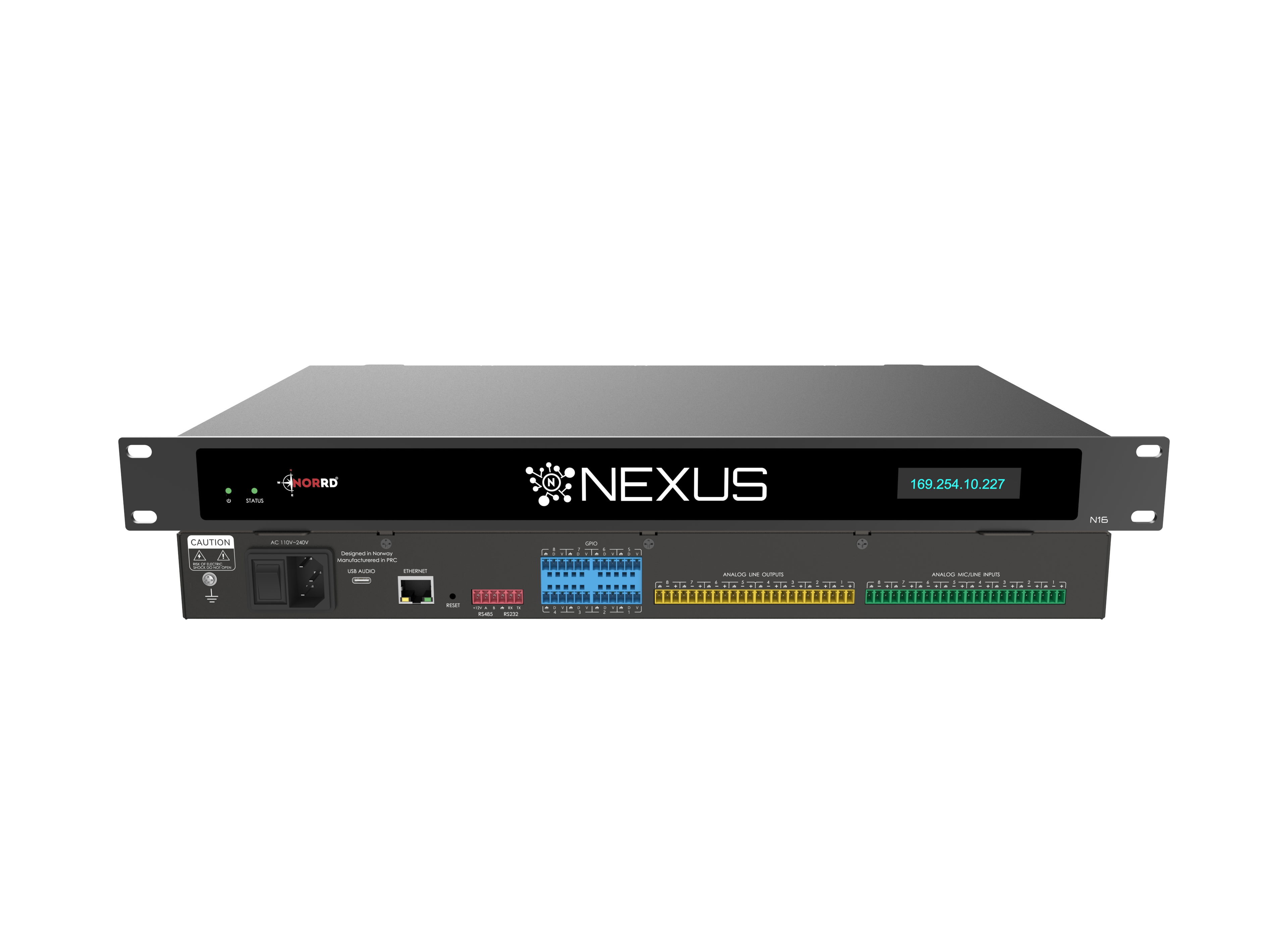 NEXUS N16 w/USB - 8x8 DSP - 4