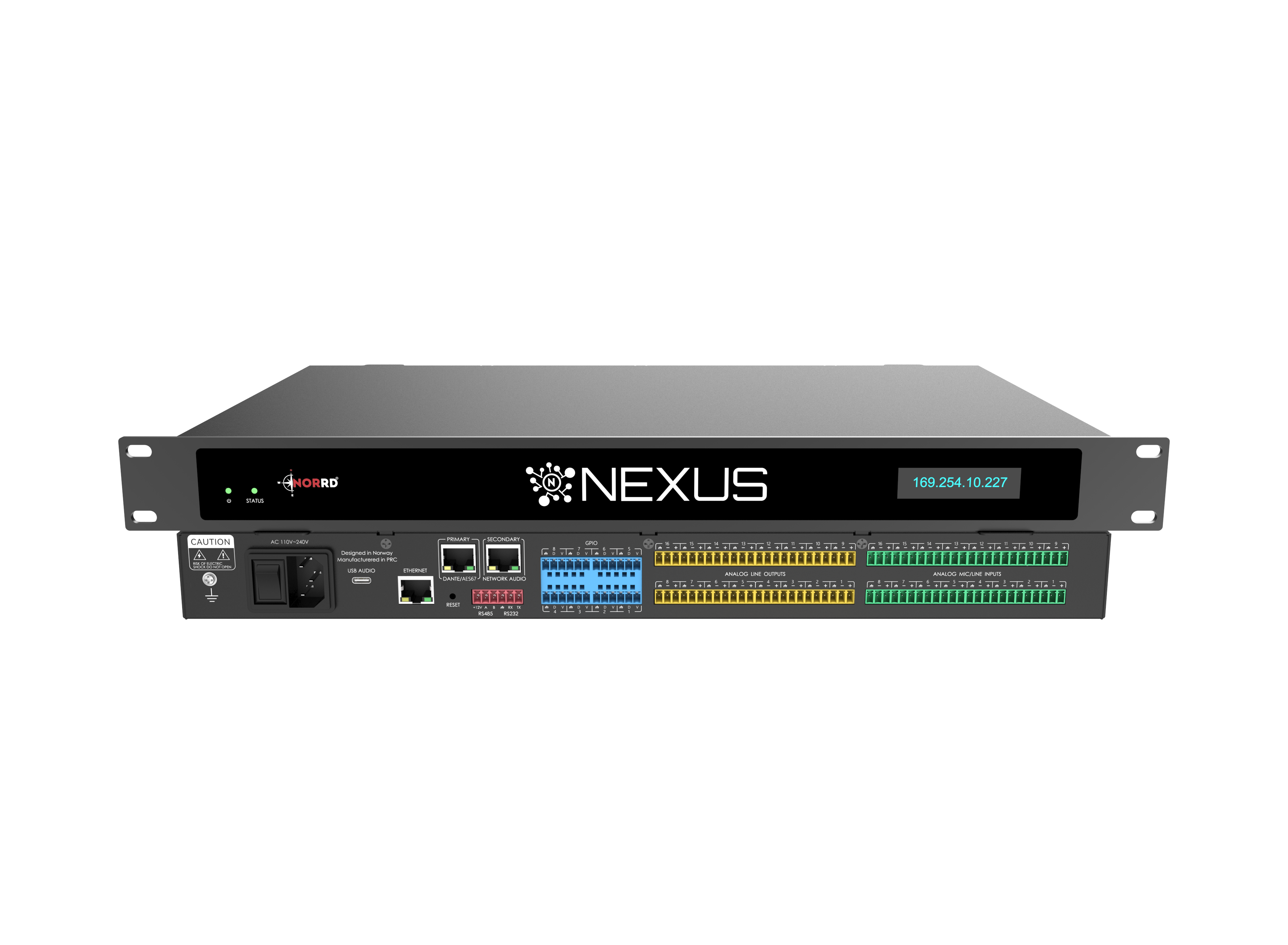NEXUS N32D w/USB - 16x16 DSP with Dante - 3