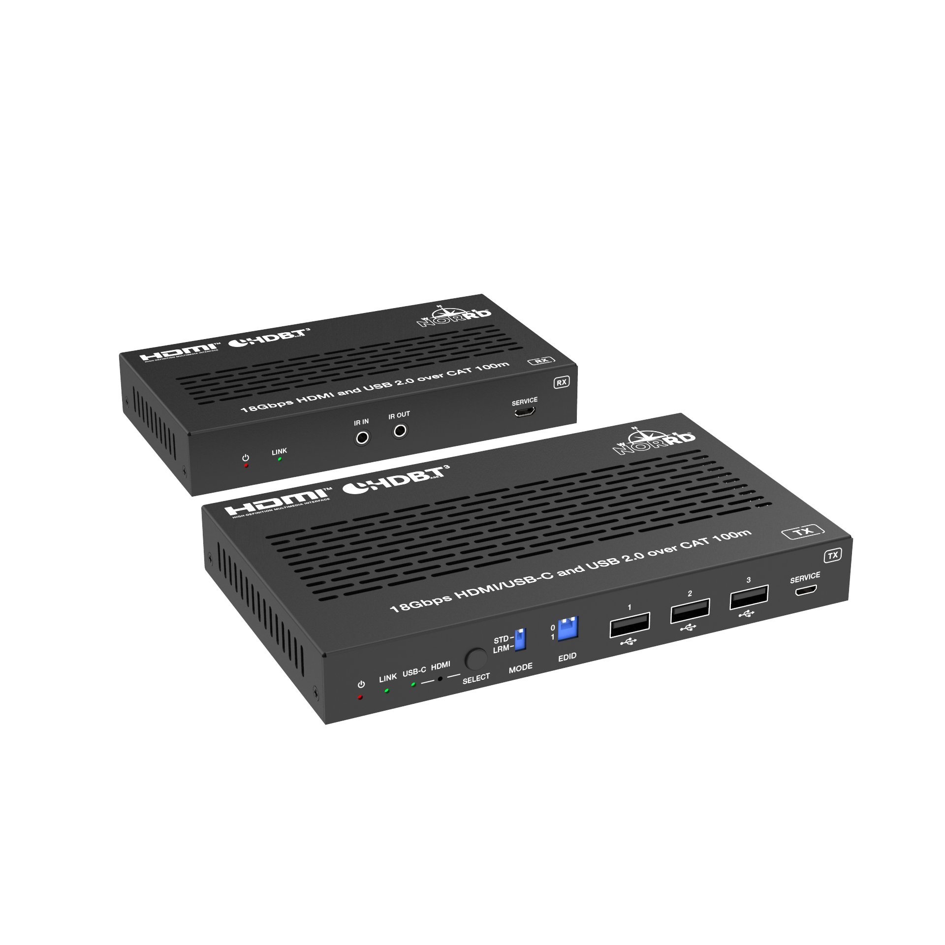 Dual-input BYOD HDBaseT 3.0 Extender