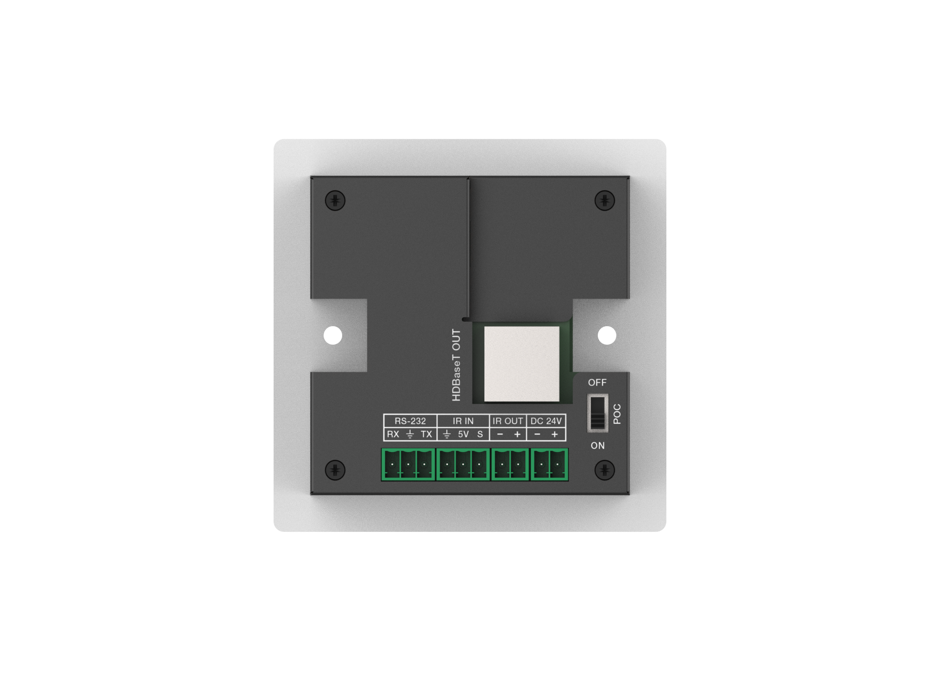 HDBaseT™ Wallplate KVM extender Kit - 4