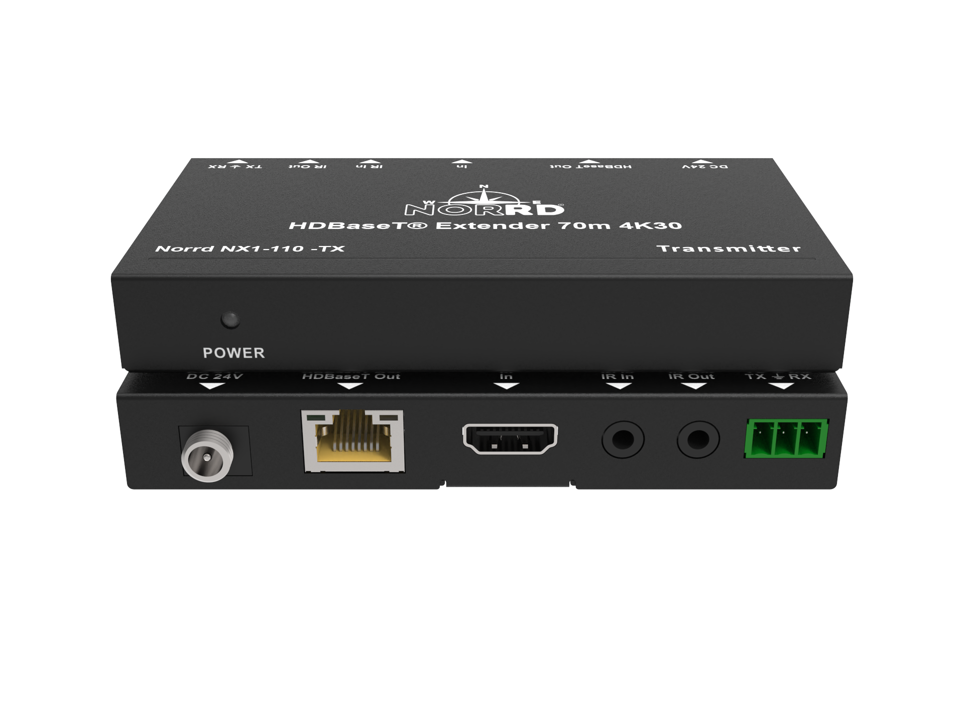 HDBaseT™ extender for 4K30/1080p. - 4